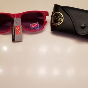 Ray bans red womens sunglasses nwt